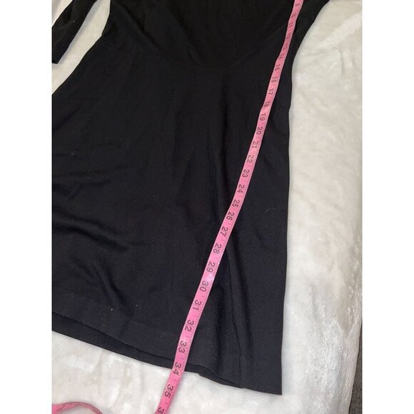 J.McLaughlin Black 3/4 Sleeve Fit & Flare Dress Women size Small - Picture 6 of 9